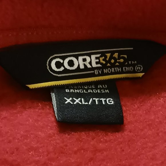 NWT Mens Classic Red North End Core 365 Journey Full Zip Fleece Jacket  … - Picture 7 of 13